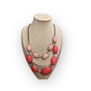 Elegant Pink and Red Necklace